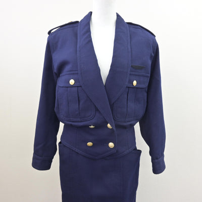 【中古】 JAL 日本航空（７代目） 女子制服 3点 (ブレザー・スカート) sf120576