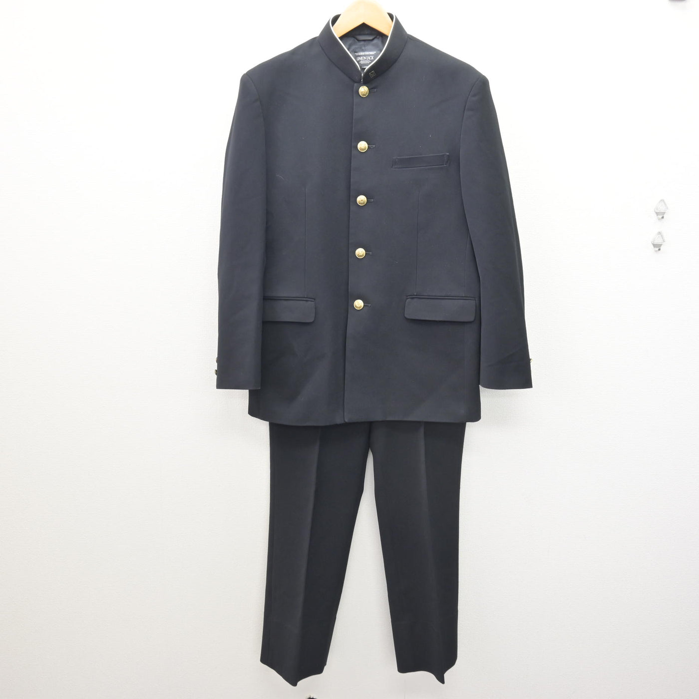 【中古】群馬県 館林商工高等学校 男子制服 2点 (学ラン・ズボン) sf120579