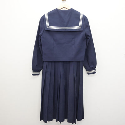 【中古】栃木県 佐野市立南中学校 女子制服 2点 (セーラー服・ジャンパースカート) sf120581