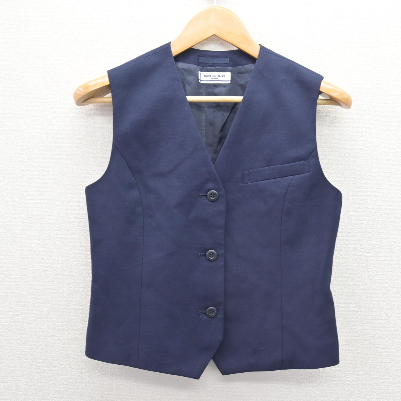 【中古】大阪府 豊中市立第十六中学校 女子制服 2点 (ベスト・スカート) sf120587