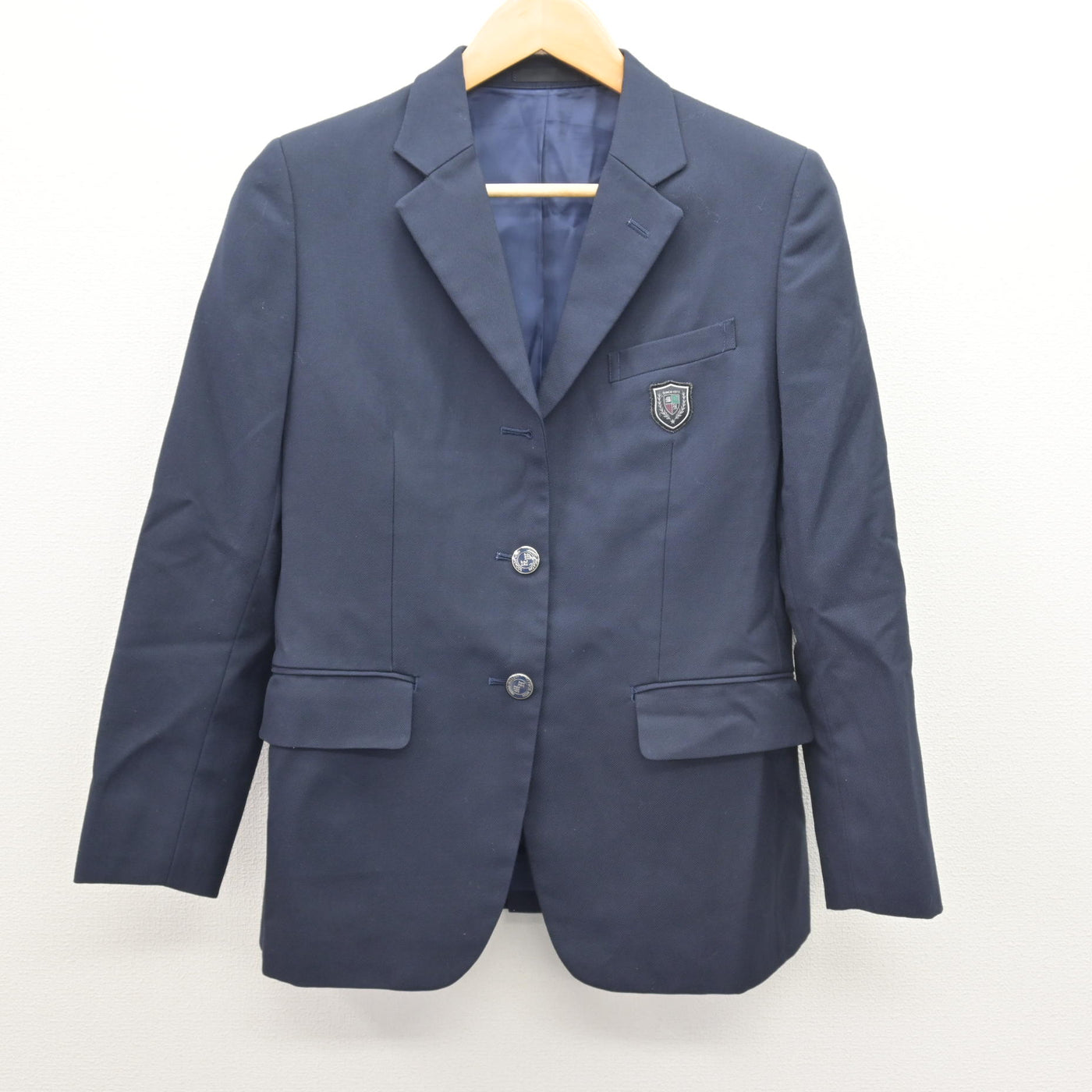 【中古】大阪府 箕面東高等学校 女子制服 3点 (ブレザー・スカート) sf120588
