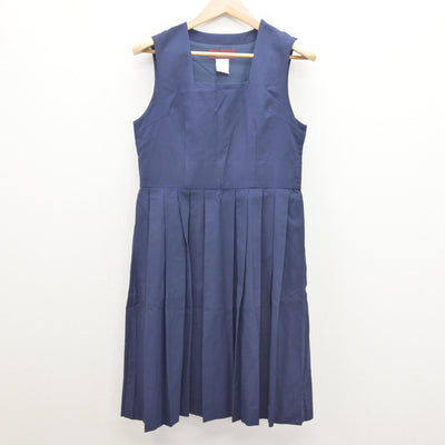 【中古】東京都 足立区立第十四中学校 女子制服 2点 (シャツ・ジャンパースカート) sf120601