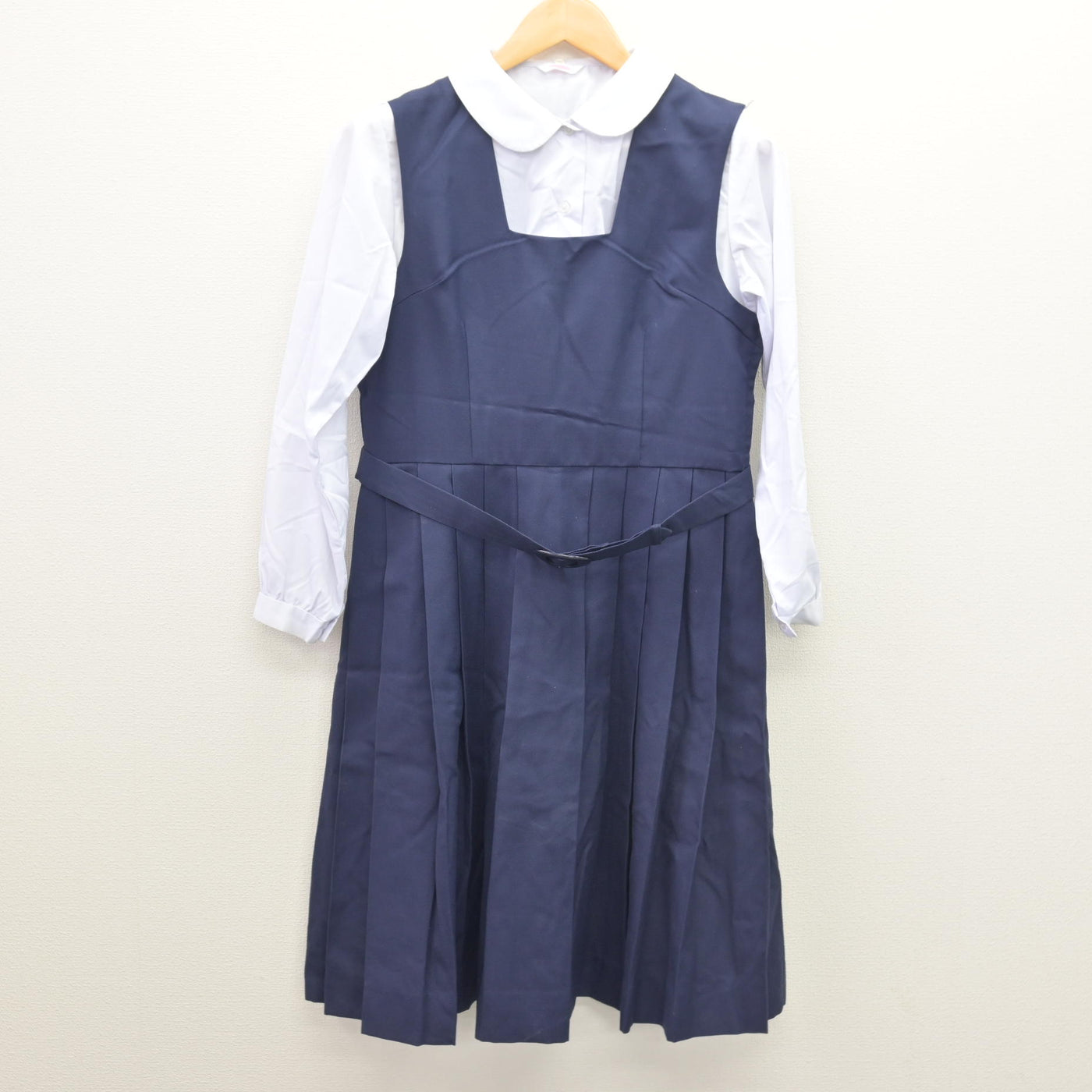【中古】東京都 足立区立第十四中学校 女子制服 3点 (ブレザー・シャツ・ジャンパースカート) sf120603