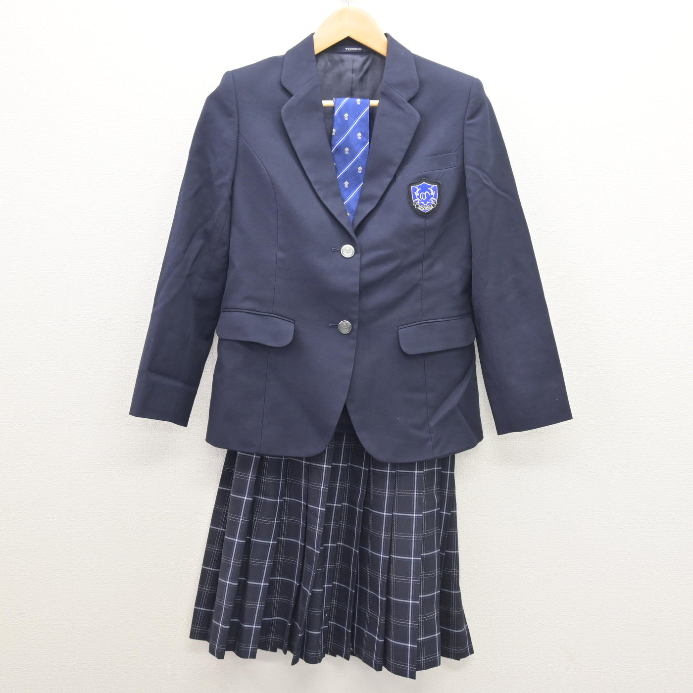 【中古】静岡県 中京高等学校 女子制服 4点 (ブレザー・スカート) sf120608