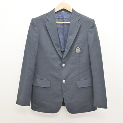 【中古】茨城県 牛久高等学校 男子制服 2点 (ブレザー・ズボン) sf120612