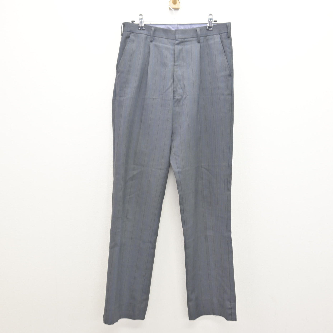 【中古】茨城県 牛久高等学校 男子制服 2点 (ブレザー・ズボン) sf120612