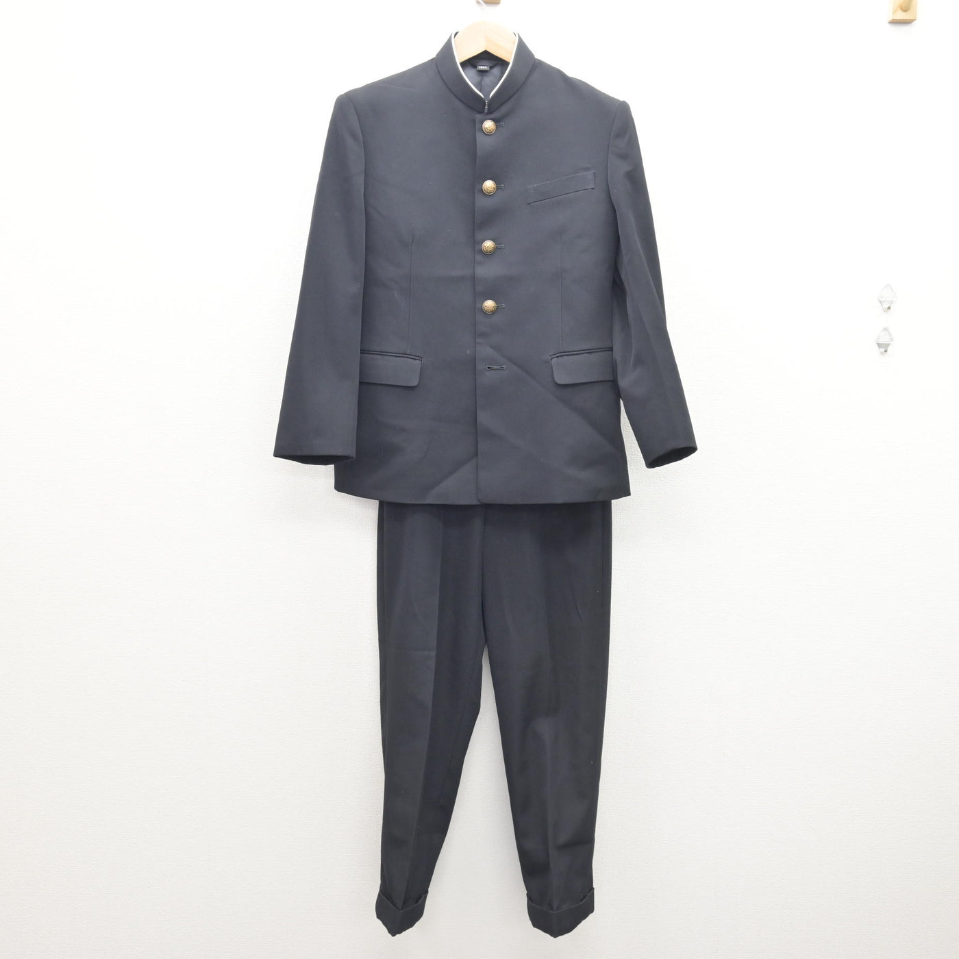 【中古】千葉県 野田市立北部中学校 男子制服 2点 (学ラン・ズボン) sf120619