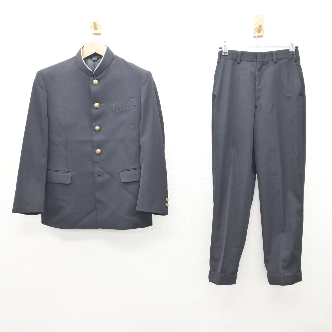 【中古】千葉県 野田市立北部中学校 男子制服 2点 (学ラン・ズボン) sf120619