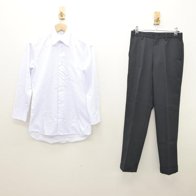 【中古】千葉県 野田市立北部中学校 男子制服 2点 (シャツ・ズボン) sf120620