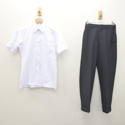 【中古】千葉県 野田市立北部中学校 男子制服 2点 (シャツ・ズボン) sf120621