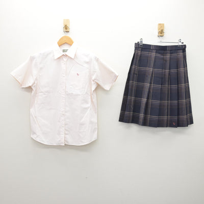 【中古】千葉県 柏の葉高等学校 女子制服 2点 (シャツ・スカート) sf120624