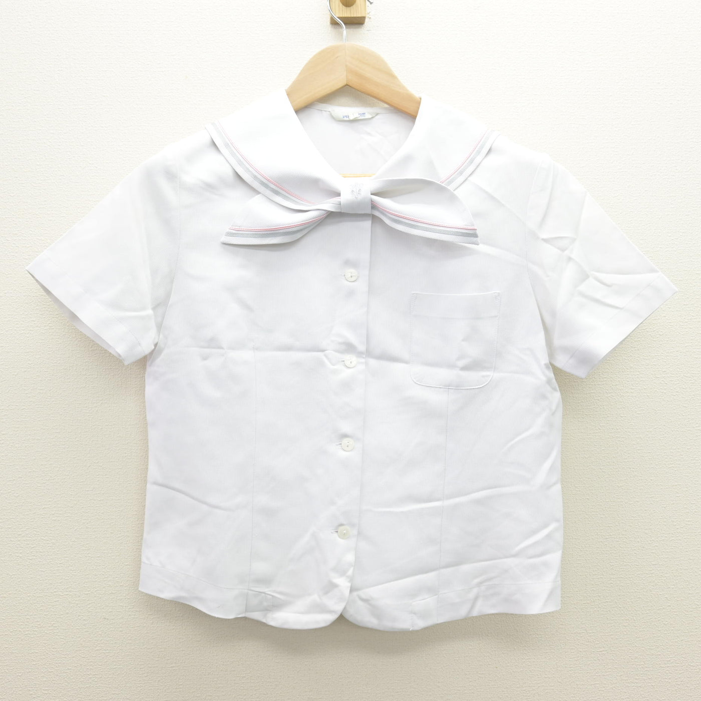【中古】京都府 京都聖母学院中学校 女子制服 2点 (セーラー服・スカート) sf120627