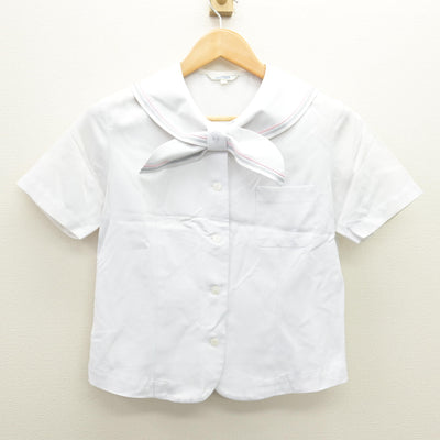 【中古】京都府 京都聖母学院中学校 女子制服 2点 (セーラー服・スカート) sf120629