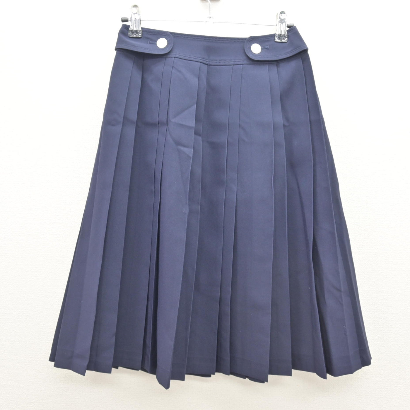 【中古】京都府 京都聖母学院中学校 女子制服 2点 (セーラー服・スカート) sf120629