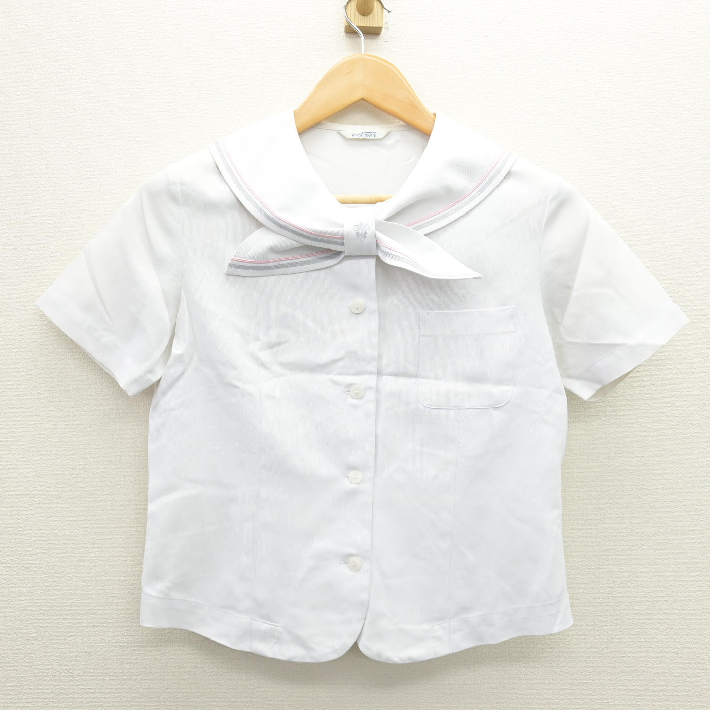 【中古】京都府 京都聖母学院中学校 女子制服 2点 (セーラー服・スカート) sf120630