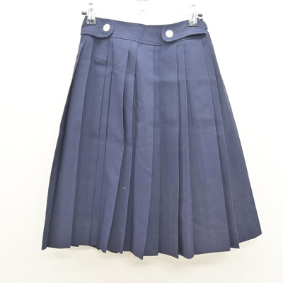 【中古】京都府 京都聖母学院中学校 女子制服 2点 (セーラー服・スカート) sf120630