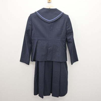 【中古】京都府 京都聖母学院中学校 女子制服 5点 (ブレザー・シャツ・ジャンパースカート) sf120631