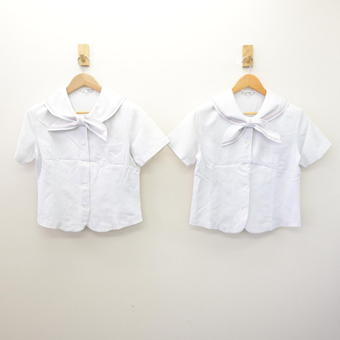 【中古】京都府 京都聖母学院中学校 女子制服 2点 (セーラー服) sf120632