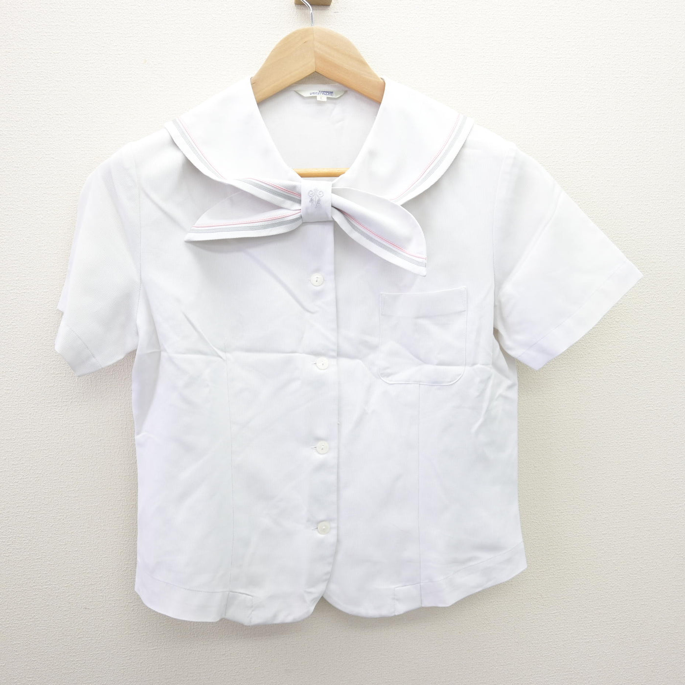 【中古】京都府 京都聖母学院中学校 女子制服 2点 (セーラー服) sf120632