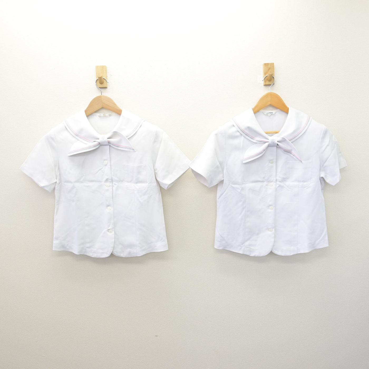 【中古】京都府 京都聖母学院中学校 女子制服 2点 (セーラー服) sf120634