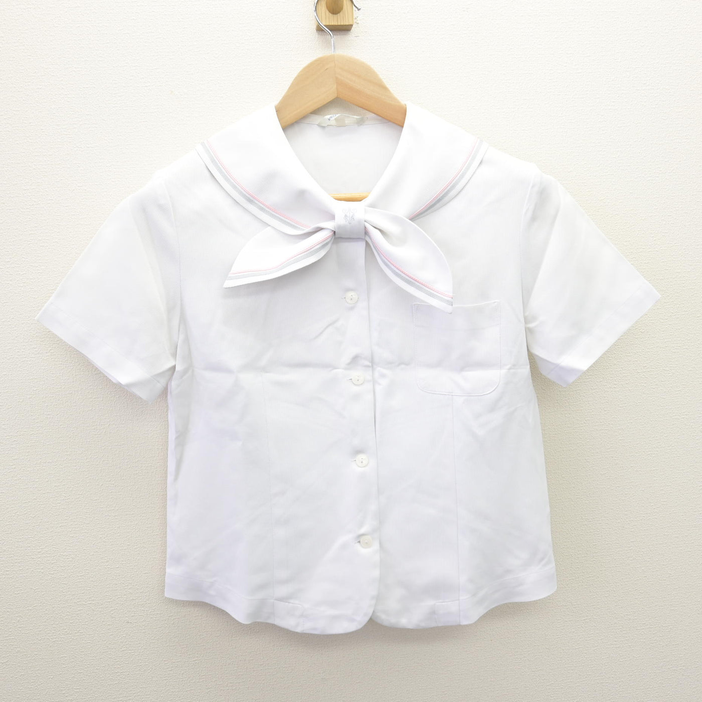 【中古】京都府 京都聖母学院中学校 女子制服 2点 (セーラー服) sf120634