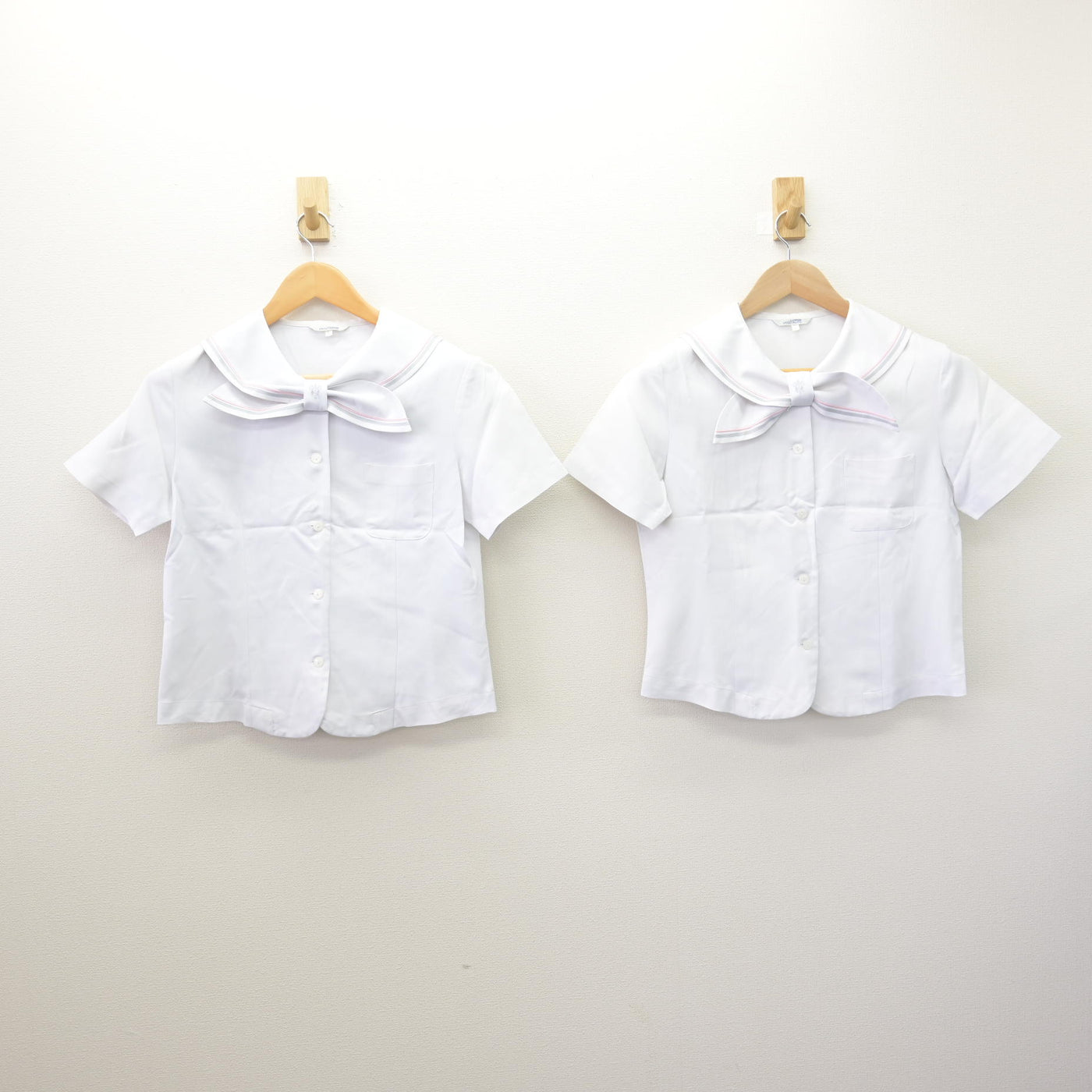 【中古】京都府 京都聖母学院中学校 女子制服 2点 (セーラー服) sf120635