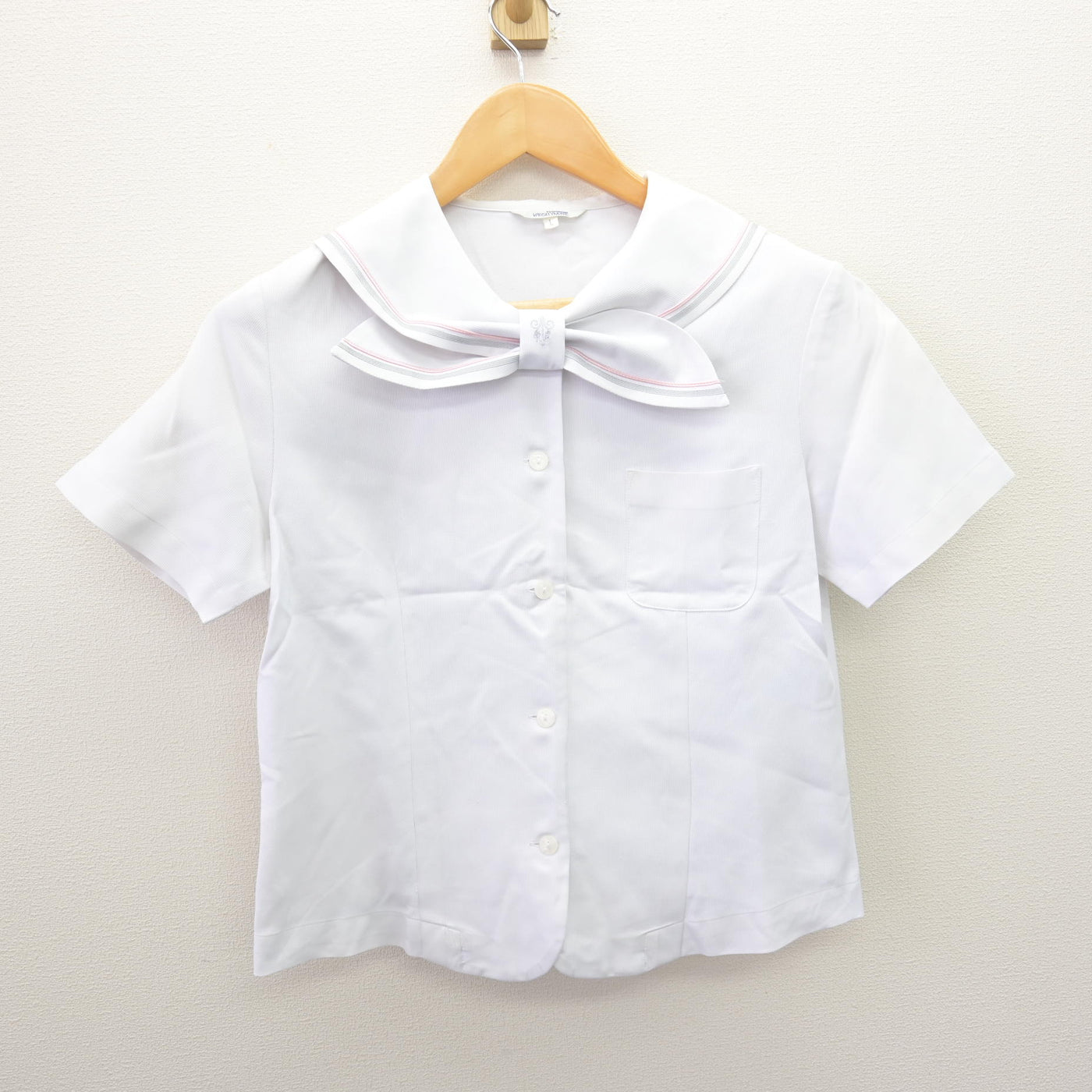 【中古】京都府 京都聖母学院中学校 女子制服 2点 (セーラー服) sf120635