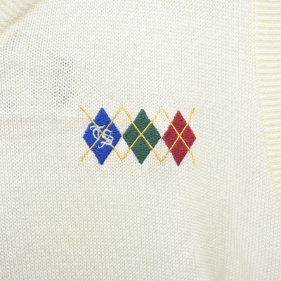 【中古】茨城県 つくば秀英高等学校 女子制服 3点 (ニットベスト・シャツ・スカート) sf120639