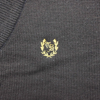【中古】茨城県 つくば秀英高等学校 女子制服 3点 (ニットベスト・シャツ・スカート) sf120640