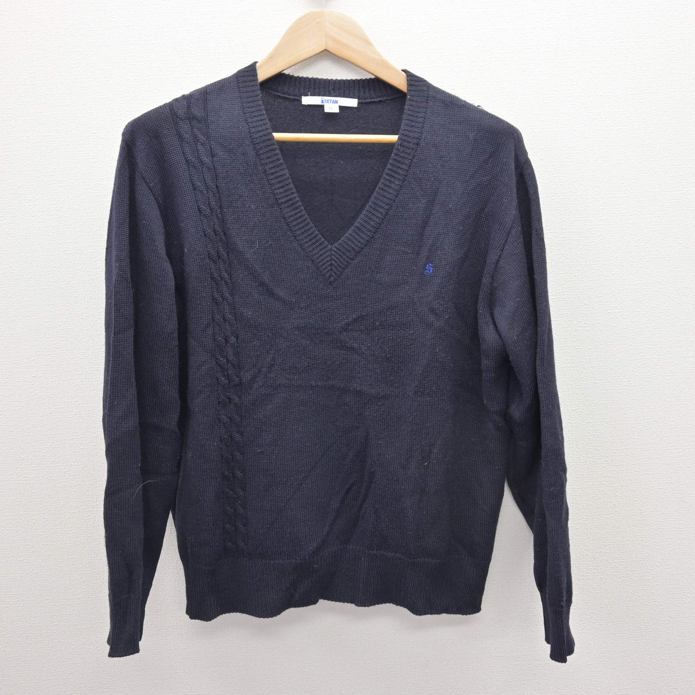 【中古】東京都 白梅学園高等学校 女子制服 3点 (ニット・シャツ) sf120646