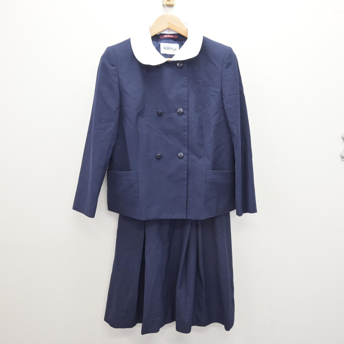 【中古】福島県 会津若松市立第三中学校 女子制服 2点 (ブレザー・スカート) sf120648