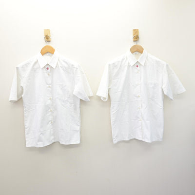 【中古】福島県 会津学鳳高等学校 女子制服 3点 (シャツ・スカート) sf120651