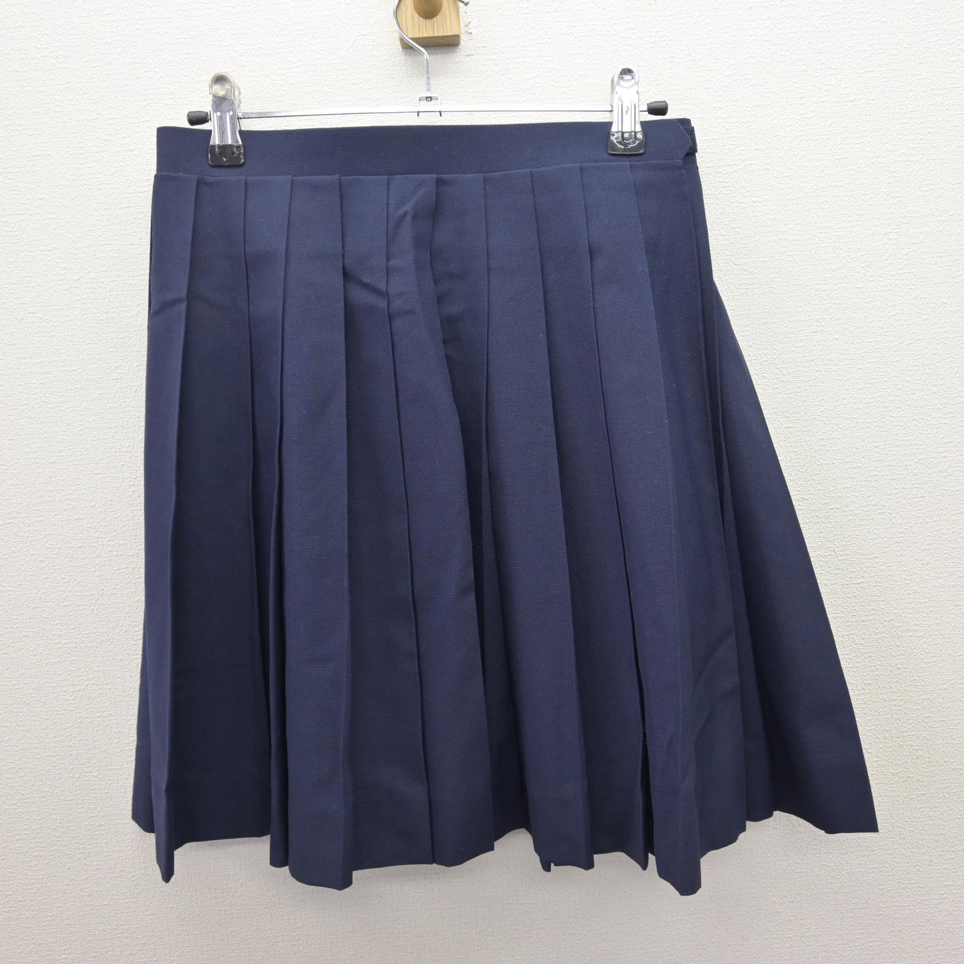 【中古】神奈川県 日本大学高等学校 女子制服 2点 (ニットベスト・スカート) sf120654