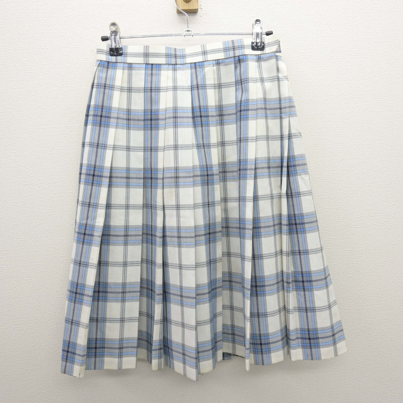 【中古】大阪府 大阪夕陽丘学園高等学校 女子制服 3点 (シャツ・スカート) sf120663