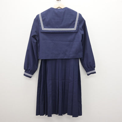 【中古】福岡県 大野中学校/旧制服 女子制服 3点 (セーラー服・ジャンパースカート) sf120678