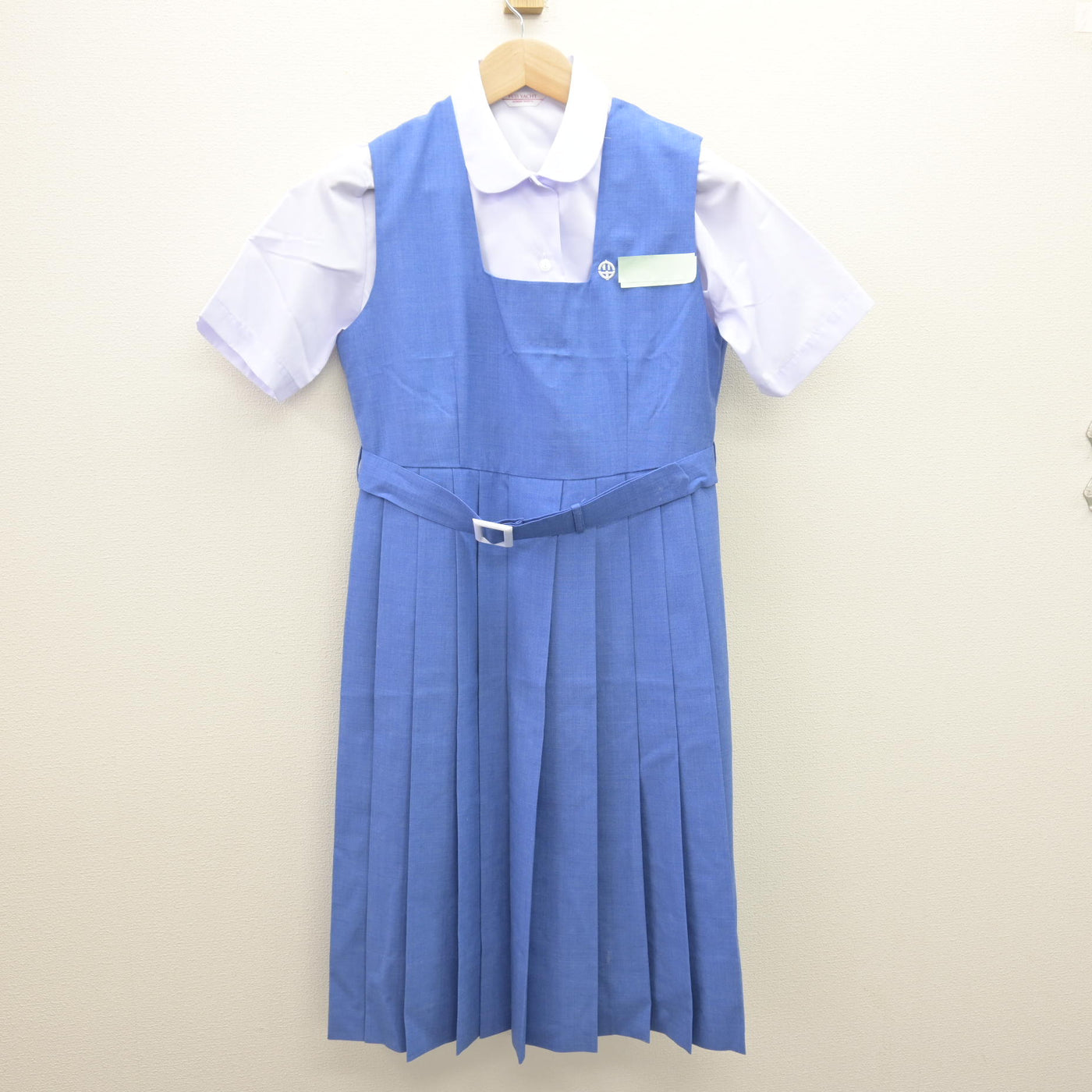 【中古】福岡県 大野中学校/旧制服 女子制服 2点 (ブラウス・ジャンパースカート) sf120679