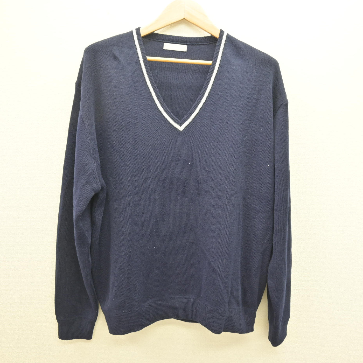 【中古】静岡県 沼津学園飛龍高等学校/旧制服 男子制服 3点 (ニット・シャツ) sf120694