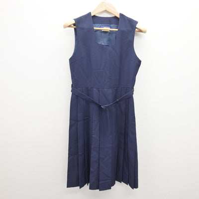 【中古】北海道 北海道教育大学附属札幌中学校 女子制服 2点 (ブレザー・ジャンパースカート) sf120699