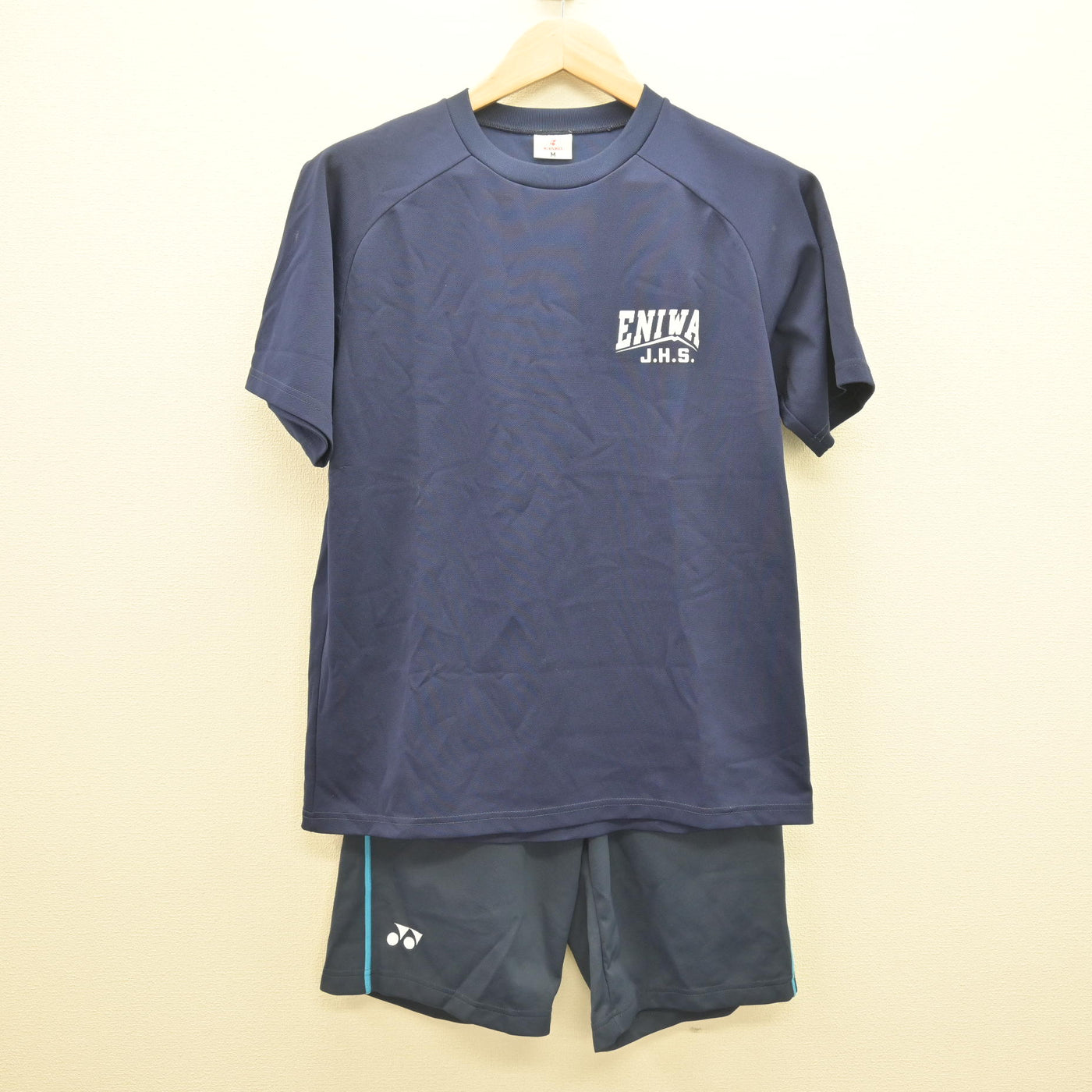 【中古】北海道 恵庭中学校 女子制服 2点 (体操服 上・体操服 下) sf120706