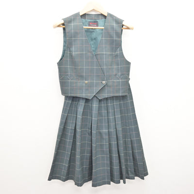 【中古】北海道 月寒中学校 女子制服 4点 (ブレザー・ベスト・スカート) sf120710
