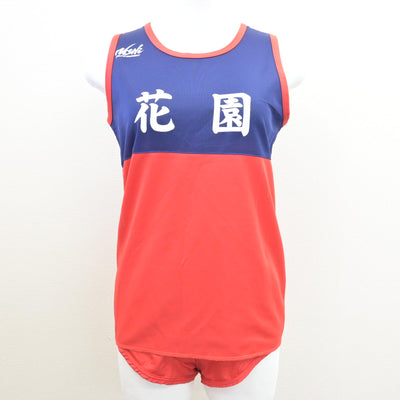【中古】千葉県 千葉市立花園中学校/陸上部ユニフォーム 女子制服 2点 (部活ユニフォーム 上・部活ユニフォーム 下) sf120721