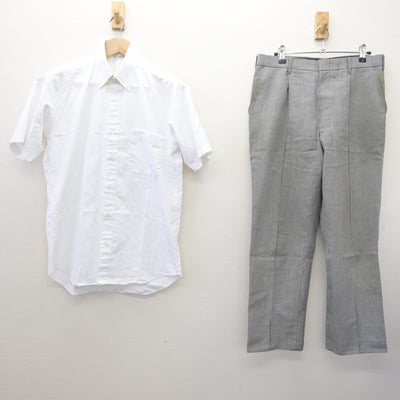 【中古】東京都 杉並学院高等学校 男子制服 3点 (シャツ・ズボン) sf120730