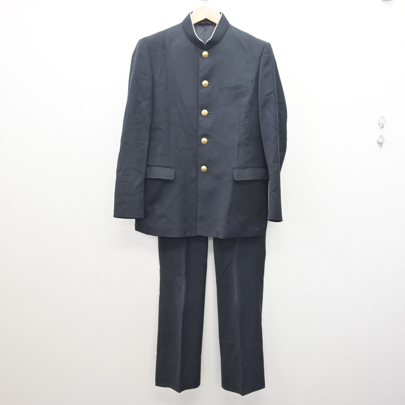【中古】岐阜県 多治見北高等学校 男子制服 2点 (学ラン・ズボン) sf120738