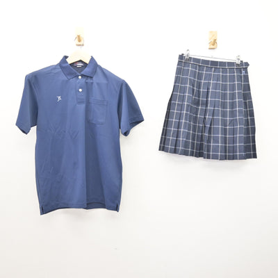【中古】東京都 足立高等学校 女子制服 2点 (シャツ・スカート) sf120753
