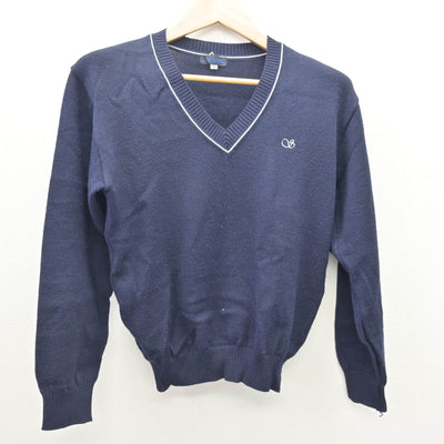 【中古】東京都 墨田川高等学校 女子制服 2点 (ニット・ニットベスト) sf120760