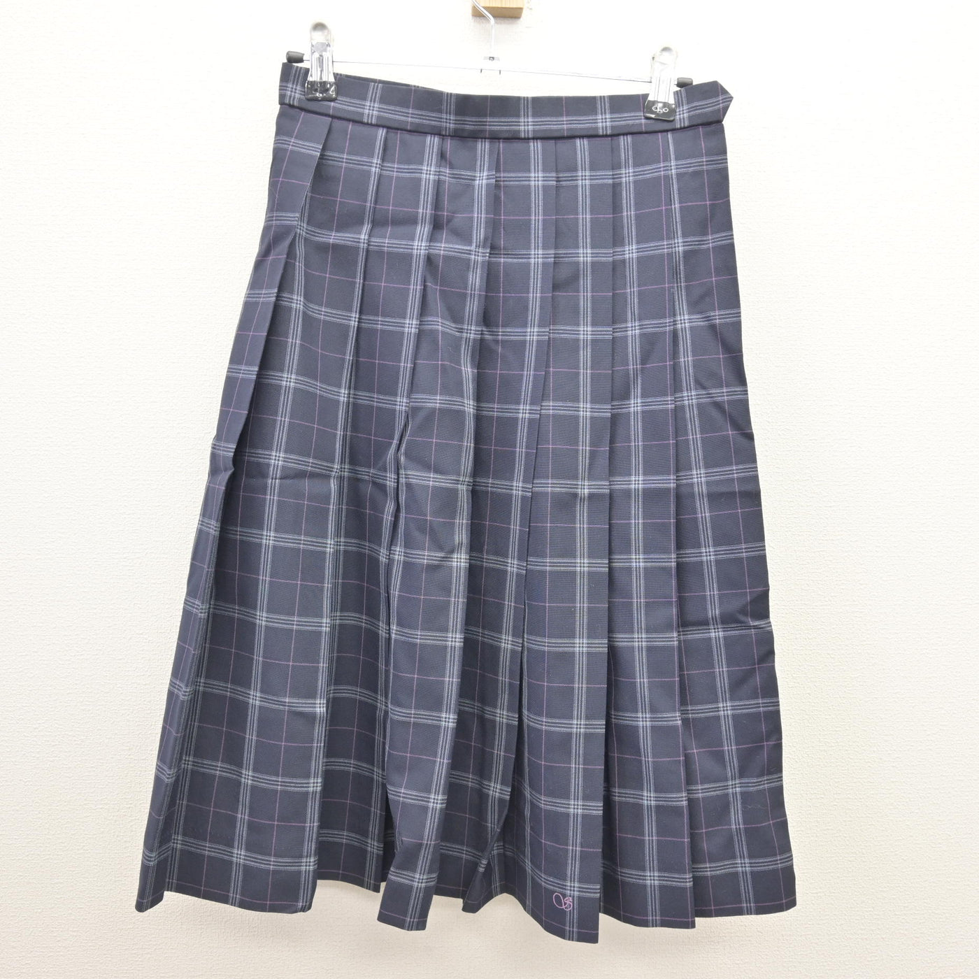 【中古】東京都 墨田川高等学校 女子制服 3点 (ニットベスト・スカート) sf120761