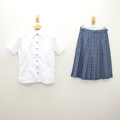 【中古】東京都 順天高等学校 女子制服 3点 (シャツ・スカート) sf120770