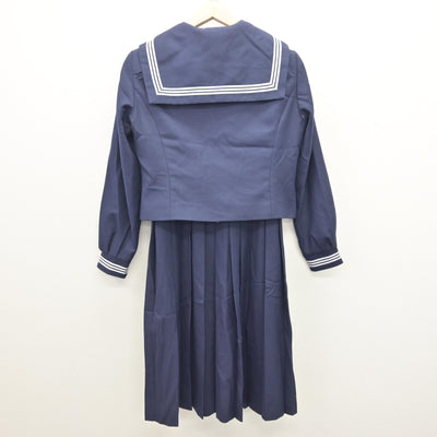 【中古】埼玉県 和光市立第三中学校 女子制服 3点 (セーラー服・ジャンパースカート) sf120773