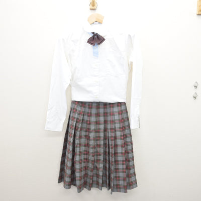【中古】埼玉県  淑徳与野中学校 女子制服 4点 (ブレザー・シャツ・スカート) sf120777