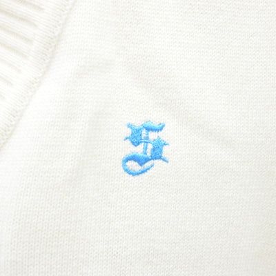 【中古】埼玉県  淑徳与野中学校 女子制服 3点 (ニットベスト・シャツ) sf120778